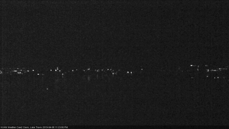 Lake Travis webcam, April 8, 2019 10:25 PM CT