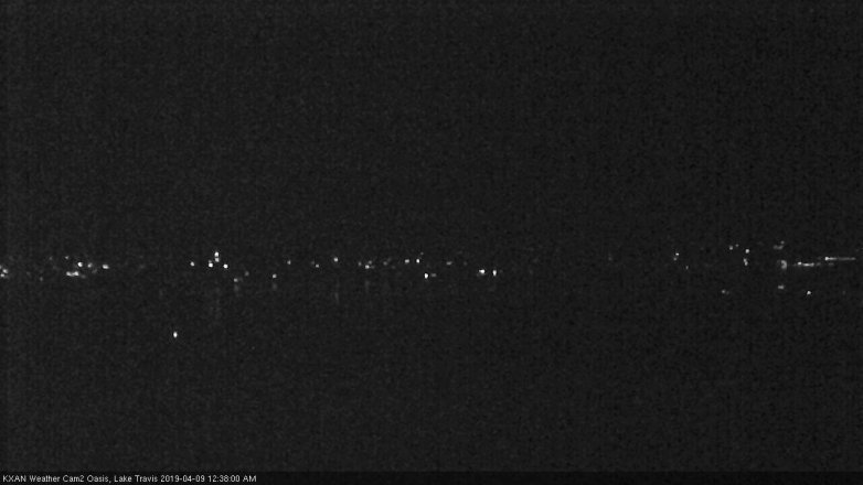 Lake Travis webcam, April 8, 2019 11:40 PM CT