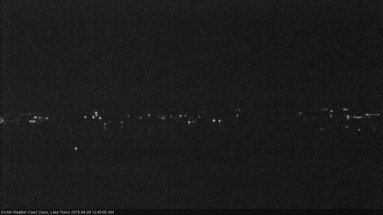 Lake Travis webcam, April 8, 2019 11:50 PM CT
