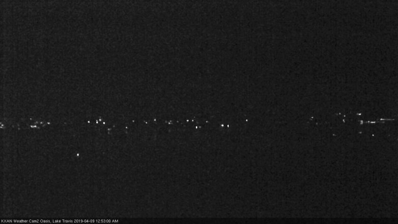 Lake Travis webcam, April 8, 2019 11:55 PM CT
