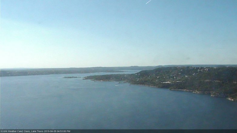 Lake Travis webcam, April 9, 2019 3:55 PM CT