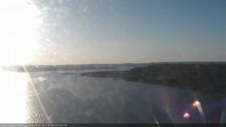 Lake Travis webcam, April 9, 2019 6:00 PM CT