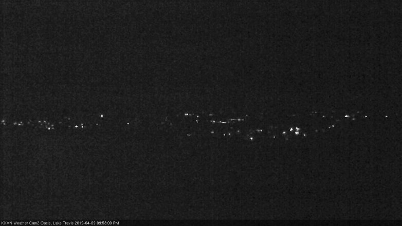 Lake Travis webcam, April 9, 2019 8:55 PM CT