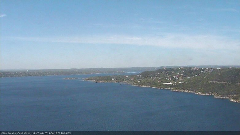 Lake Travis webcam, April 10, 2019 12:15 PM CT