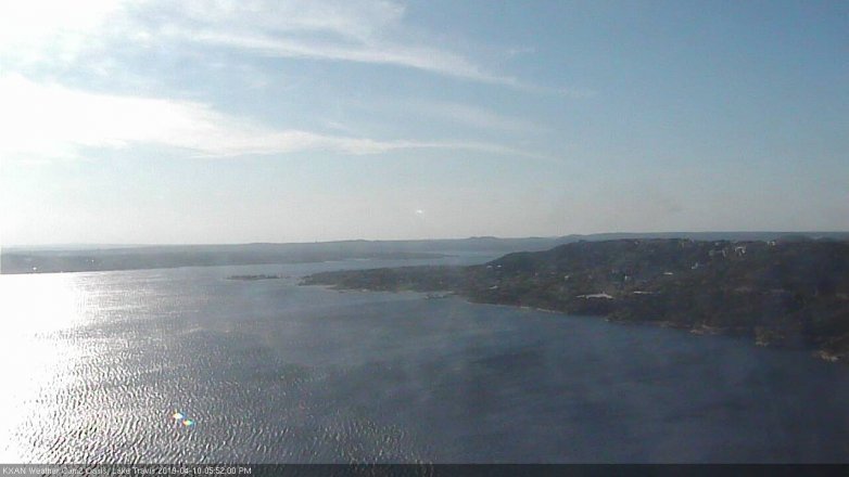 Lake Travis webcam, April 10, 2019 4:55 PM CT