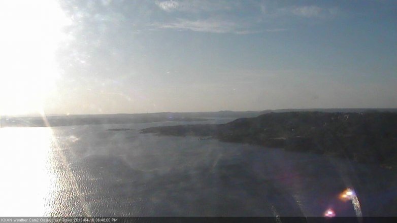 Lake Travis webcam, April 10, 2019 5:50 PM CT