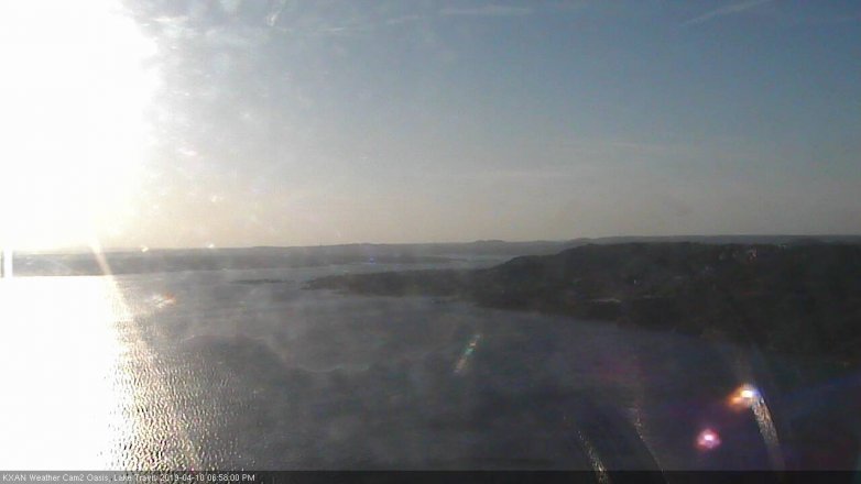 Lake Travis webcam, April 10, 2019 6:00 PM CT