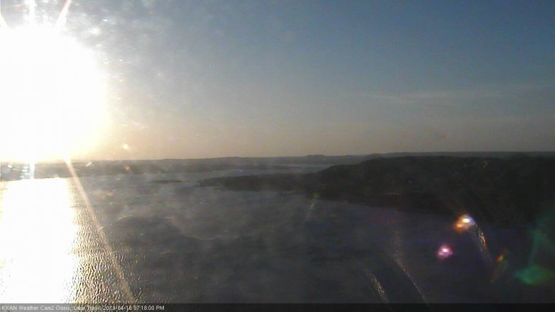 Lake Travis webcam, April 10, 2019 6:20 PM CT