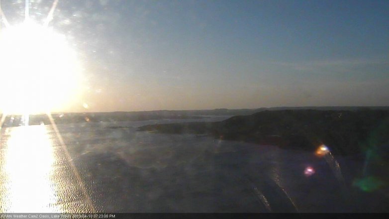 Lake Travis webcam, April 10, 2019 6:25 PM CT
