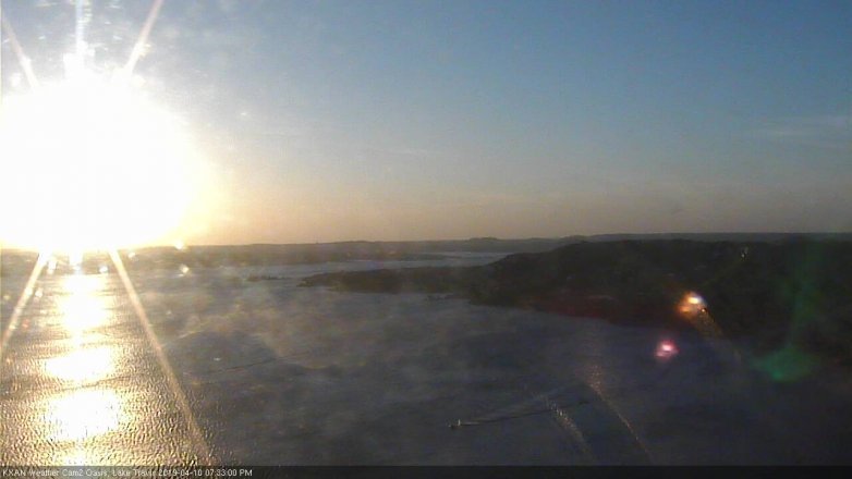 Lake Travis webcam, April 10, 2019 6:35 PM CT