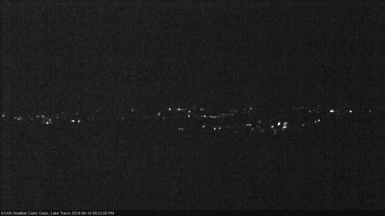 Lake Travis webcam, April 10, 2019 8:25 PM CT