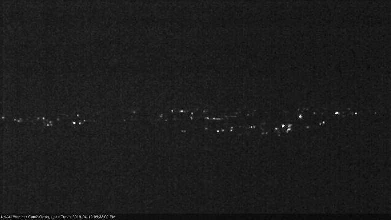 Lake Travis webcam, April 10, 2019 8:35 PM CT
