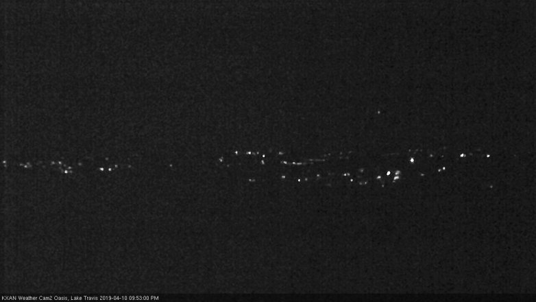 Lake Travis webcam, April 10, 2019 8:55 PM CT