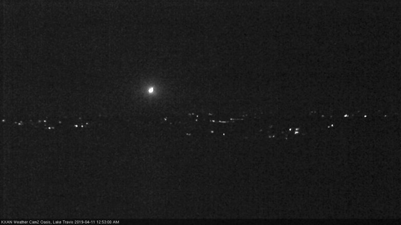 Lake Travis webcam, April 10, 2019 11:55 PM CT