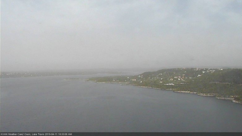 Lake Travis webcam, April 11, 2019 9:35 AM CT