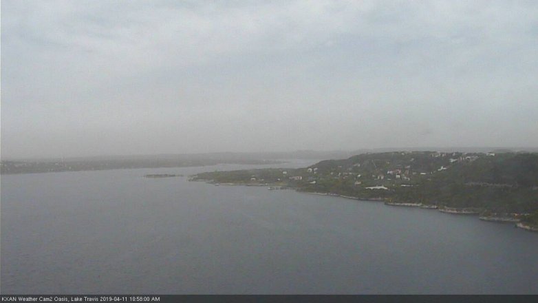 Lake Travis webcam, April 11, 2019 10:00 AM CT