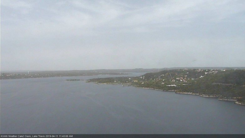 Lake Travis webcam, April 11, 2019 10:45 AM CT