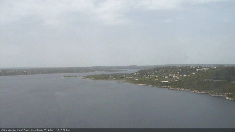 Lake Travis webcam, April 11, 2019 11:15 AM CT