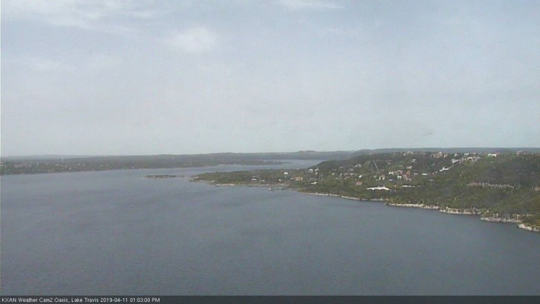 Lake Travis webcam, April 11, 2019 12:05 PM CT