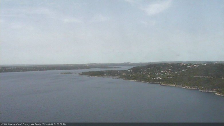 Lake Travis webcam, April 11, 2019 12:10 PM CT