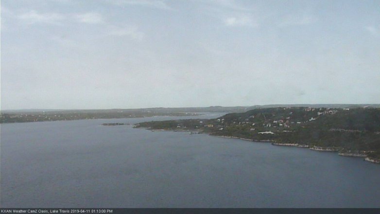 Lake Travis webcam, April 11, 2019 12:15 PM CT