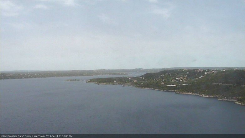 Lake Travis webcam, April 11, 2019 12:20 PM CT