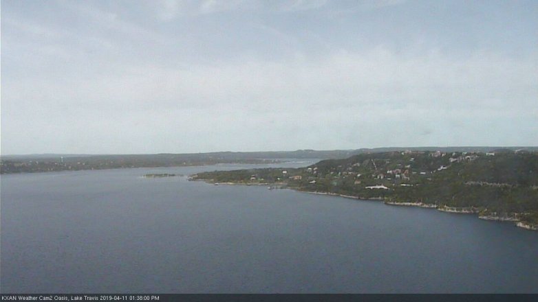 Lake Travis webcam, April 11, 2019 12:40 PM CT