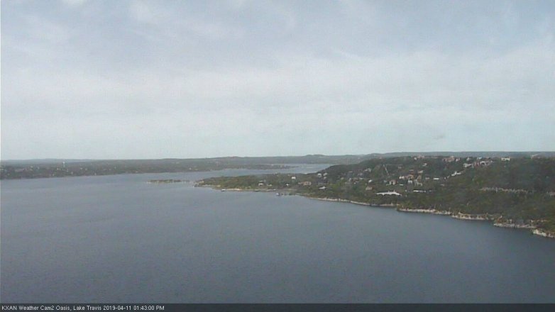 Lake Travis webcam, April 11, 2019 12:45 PM CT