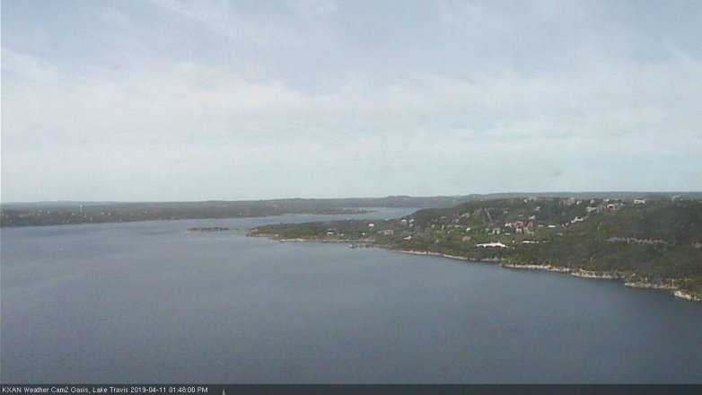 Lake Travis webcam, April 11, 2019 12:50 PM CT