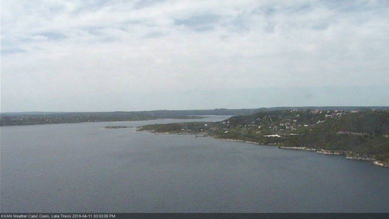 Lake Travis webcam, April 11, 2019 2:05 PM CT