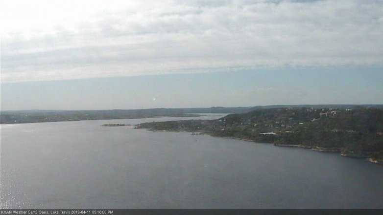 Lake Travis webcam, April 11, 2019 4:20 PM CT