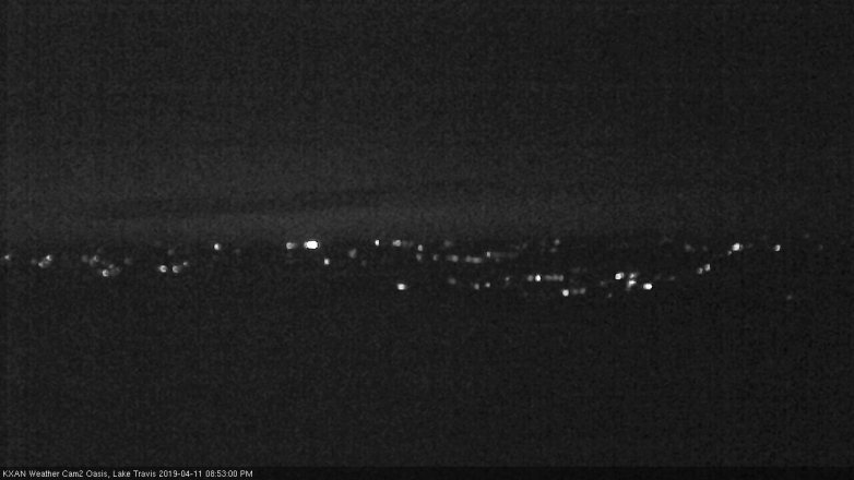 Lake Travis webcam, April 11, 2019 7:55 PM CT