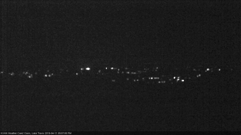 Lake Travis webcam, April 11, 2019 8:10 PM CT