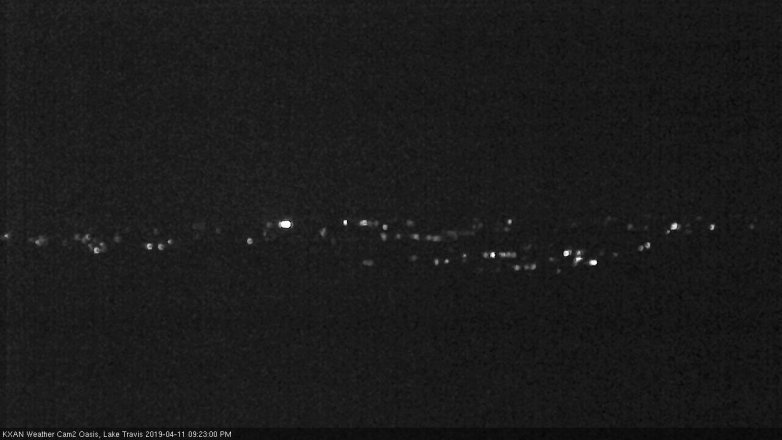 Lake Travis webcam, April 11, 2019 8:25 PM CT