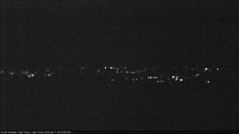 Lake Travis webcam, April 11, 2019 8:35 PM CT