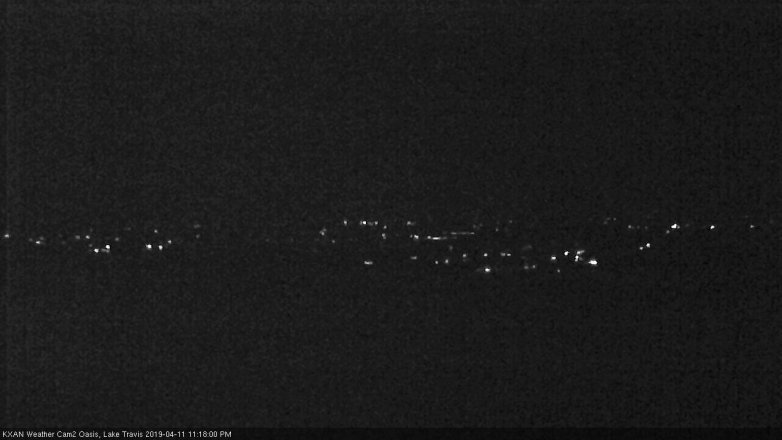 Lake Travis webcam, April 11, 2019 10:20 PM CT