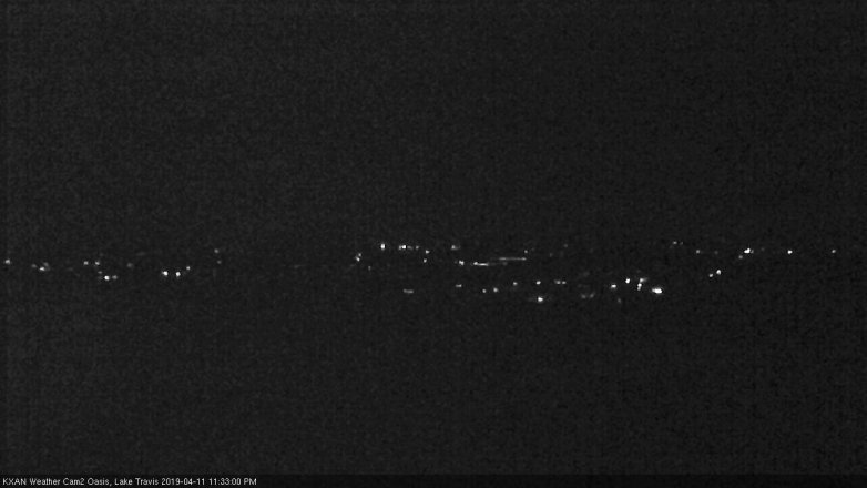 Lake Travis webcam, April 11, 2019 10:35 PM CT