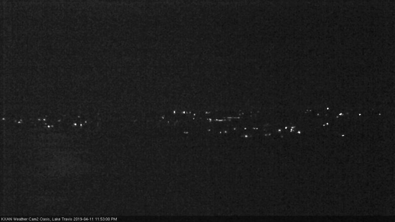 Lake Travis webcam, April 11, 2019 10:55 PM CT