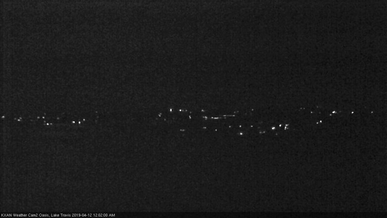 Lake Travis webcam, April 11, 2019 11:05 PM CT