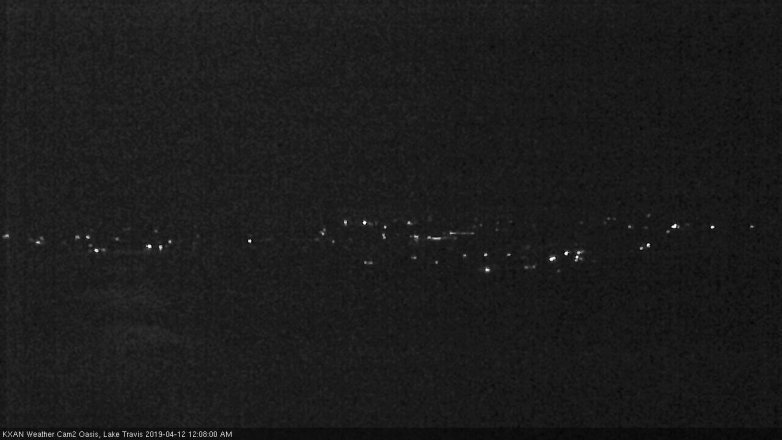 Lake Travis webcam, April 11, 2019 11:10 PM CT