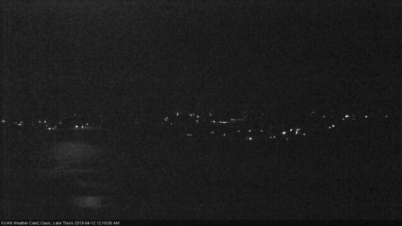 Lake Travis webcam, April 11, 2019 11:20 PM CT