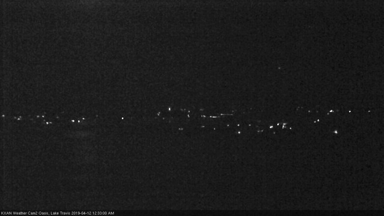 Lake Travis webcam, April 11, 2019 11:35 PM CT