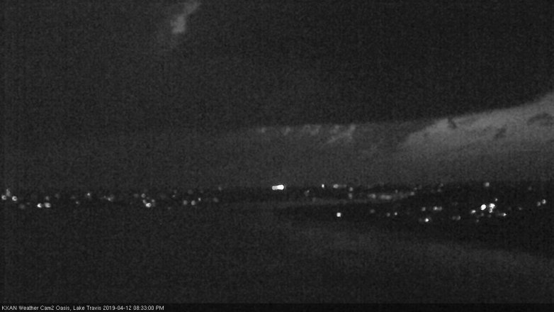 Lake Travis webcam, April 12, 2019 7:35 PM CT
