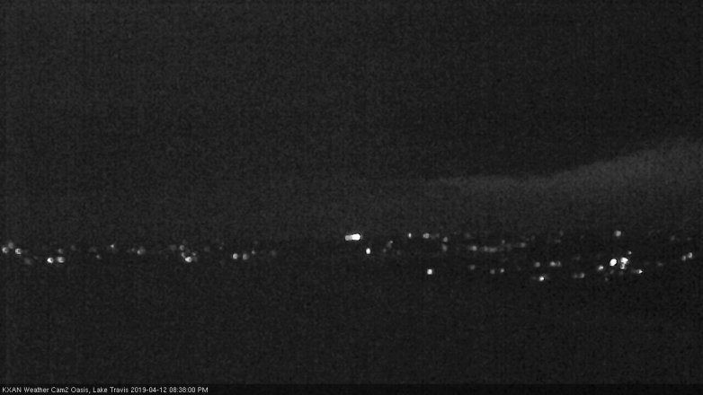 Lake Travis webcam, April 12, 2019 7:40 PM CT