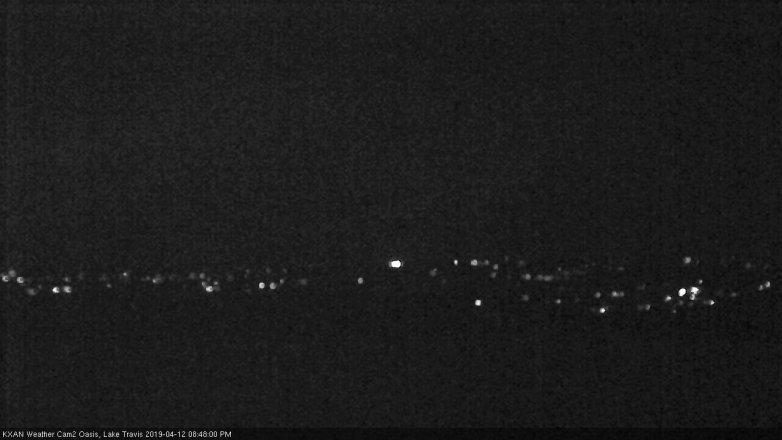 Lake Travis webcam, April 12, 2019 7:50 PM CT