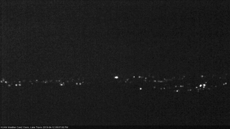 Lake Travis webcam, April 12, 2019 8:10 PM CT