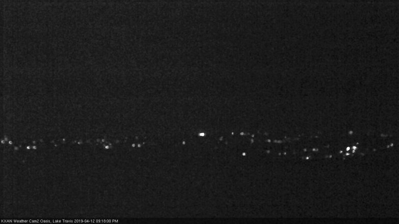 Lake Travis webcam, April 12, 2019 8:20 PM CT