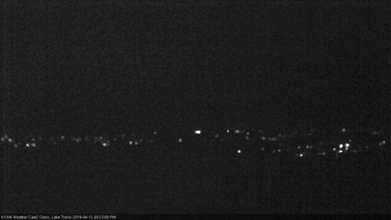 Lake Travis webcam, April 12, 2019 8:25 PM CT