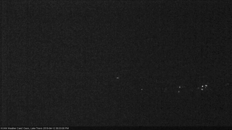 Lake Travis webcam, April 12, 2019 8:35 PM CT