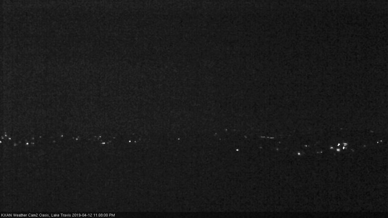 Lake Travis webcam, April 12, 2019 10:10 PM CT
